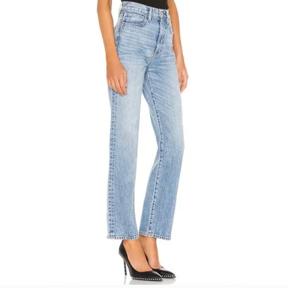 SLVRLAKE London High Rise Straight Jeans Size 31 Heartache Wash - Picture 2 of 16